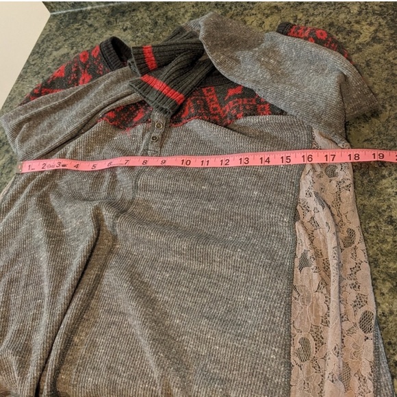 Free People Waffle Pullover Top - Picture 9 of 11